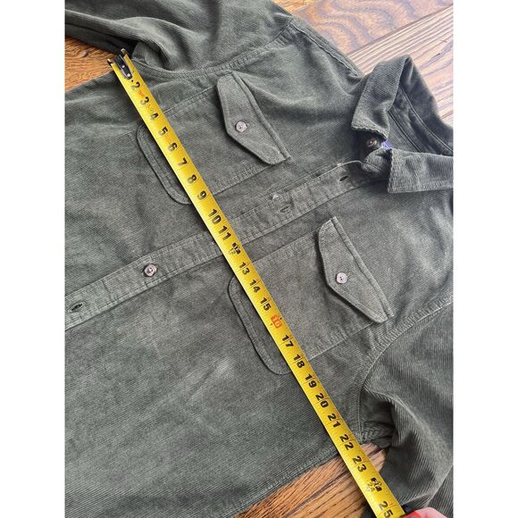 Patagonia Men's Courduroy Shirt Organic Cotton Pine Needle Green NWT Medium - Picture 8 of 8
